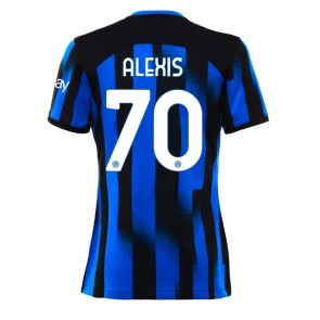 Inter Milan Alexis Sanchez #70 Hjemmebanetrøje Dame 2023-24 Kort ærmer